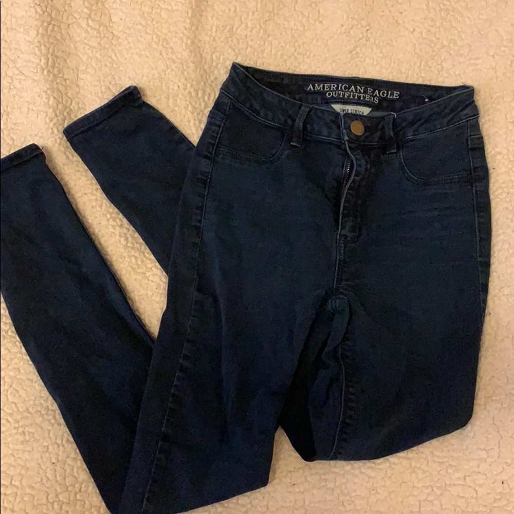 High rise American Eagle skinny jeans